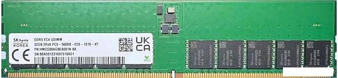 Оперативная память Hynix 32ГБ DDR5 5600 МГц HMCG88AGBEA081N