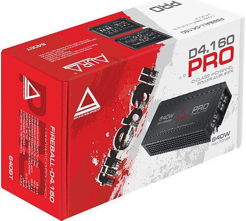 Автомобильный усилитель Aura Fireball-4.160 PRO