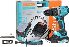 Ударная дрель-шуруповерт Sturm CD2080I (с 2-мя АКБ, кейс)