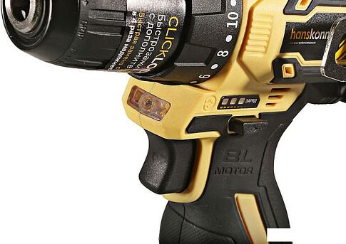 Дрель-шуруповерт Hanskonner HCD1645BLC (с 2-мя АКБ, сумка)