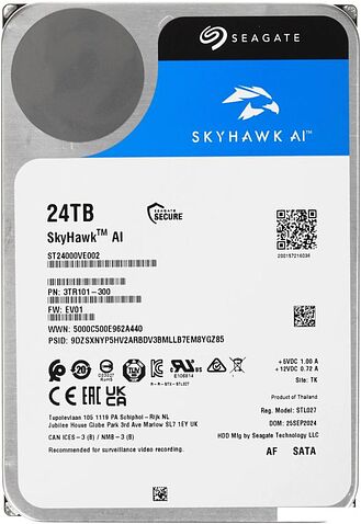 Жесткий диск Seagate SkyHawk AI 24TB ST24000VE002 Жесткий диск Seagate SkyHawk AI 24TB ST24000VE002