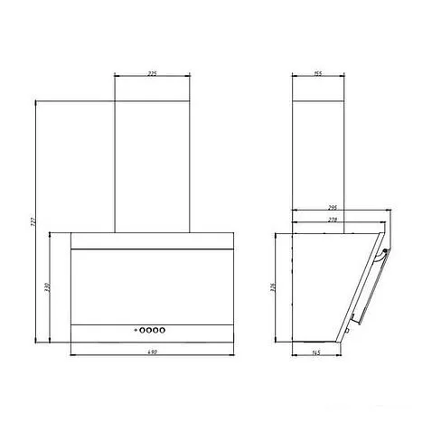 Кухонная вытяжка Elikor Коралл 50П-430-К3Д (белый)