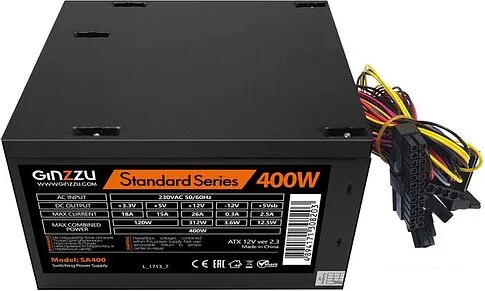 Блок питания Ginzzu SA400