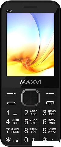 Телефон Maxvi K28 (черный)