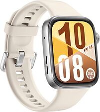 Умные часы Huawei Watch FIT 4 (серебристый, с бежевым силиконовым ремешком, международная версия) Умные часы Huawei Watch FIT 4 (серебристый, с бежевым силиконовым ремешком, международная версия)