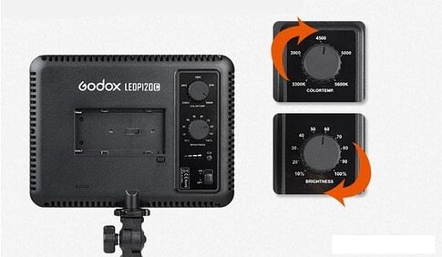 Лампа Godox LEDP120C накамерный