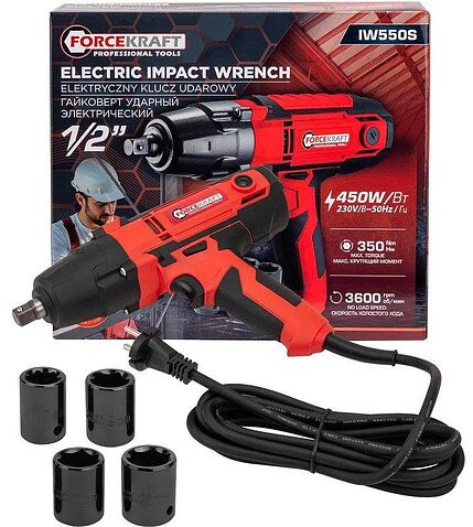 Гайковерт ForceKraft FK-IW550S