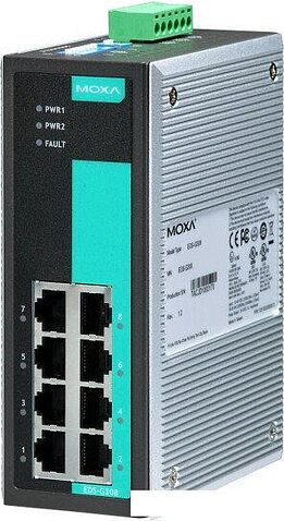 Неуправляемый коммутатор Moxa EDS-G308