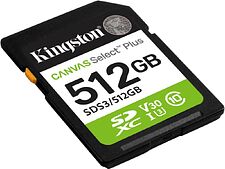 Карта памяти Kingston Canvas Select Plus SDXC 512GB SDS3/512GB