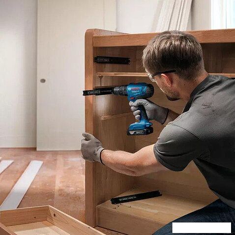 Ударная дрель-шуруповерт Bosch GSB 183-LI Professional 06019K9100 (с 2-мя АКБ, кейс)