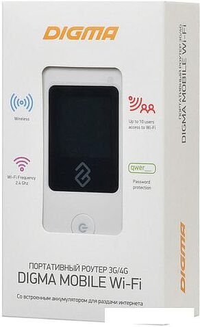 Беспроводной маршрутизатор Digma DMW1969 Mobile Wi-Fi