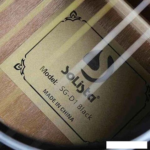 Акустическая гитара Solista SG-D1 BK