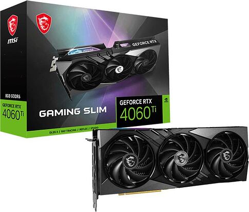 Видеокарта MSI GeForce RTX 4060 Ti Gaming Slim 8G