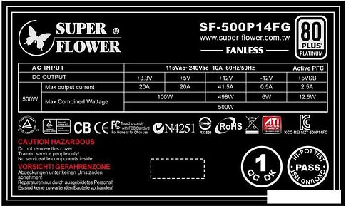 Блок питания Super Flower SF-500P14FG