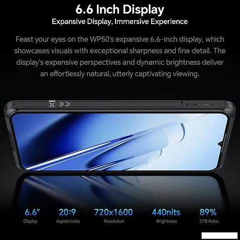 Смартфон Oukitel WP52 4GB/256GB (черный)