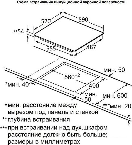 Варочная панель Jacky's JH IB66