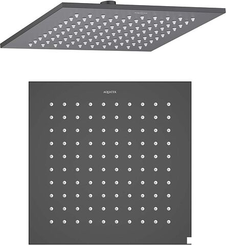 Верхний душ Aquatek AQ2076MB (черный матовый)