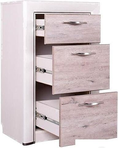 Комод Anrex Olivia 3S/56 (вудлайн кремовый/дуб анкона)