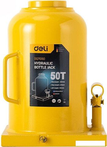 Бутылочный домкрат Deli DQ71050 50т