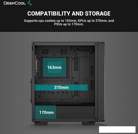 Корпус DeepCool CC560 V2 ARGB R-CC560-BKTAA4-G-2