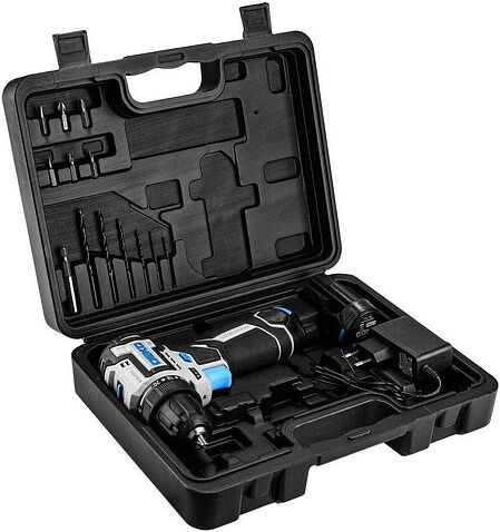 Дрель-шуруповерт Deko Sharker 12V PRO 084-1036 (с 2-мя АКБ, кейс)