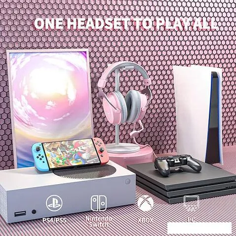 Наушники FIFINE H3 (розовый)