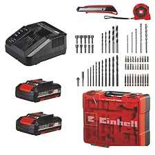Ударная дрель-шуруповерт Einhell TE-CD 18/40 Li BL 4513995 (с 2-мя АКБ, кейс) Ударная дрель-шуруповерт Einhell TE-CD 18/40 Li BL 4513995 (с 2-мя АКБ, кейс)
