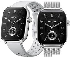 Умные часы Mibro Fit (серебристый, со стальным ремешком)