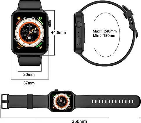 Умные часы Blackview R30 Pro (черный)