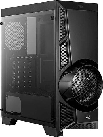 Корпус AeroCool AeroEngine RGB Tempered Glass RGB-G-BK-v2