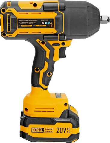 Гайковерт Denzel CIWH-BL-20-1000 (с 1-им АКБ, кейс)