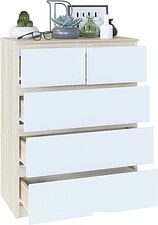 Комод Сокол Т-5Р (дуб сонома/белый)