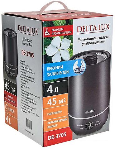 Увлажнитель воздуха Delta DE-3705 (черный)