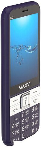 Кнопочный телефон Maxvi B33 (фиолетовый)