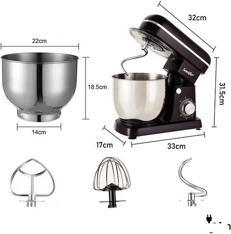 Планетарный миксер Sonifer SF-8065 (черный)