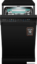 Отдельностоящая посудомоечная машина Weissgauff DW 4539 Inverter Touch AutoOpen Black