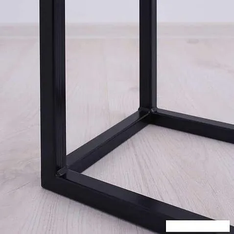 Приставной столик BestLoft 460-DH (дуб натуральный/черный)