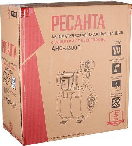 Насосная станция Ресанта АНС-3600П