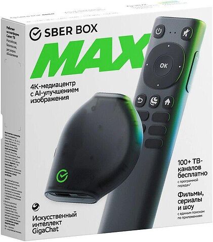 Смарт-приставка Sber SberBox Max