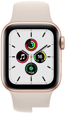 Умные часы Apple Watch SE 40 мм (алюминий золотистый/сияющая звезда)