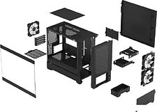 Корпус Fractal Design Pop Mini Air RGB Black TG Clear Tint FD-C-POR1M-06 Корпус Fractal Design Pop Mini Air RGB Black TG Clear Tint FD-C-POR1M-06