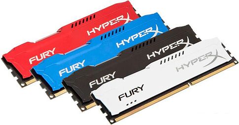 Оперативная память Kingston HyperX Fury Blue 2x8GB KIT DDR3 PC3-12800 (HX316C10FK2/16)