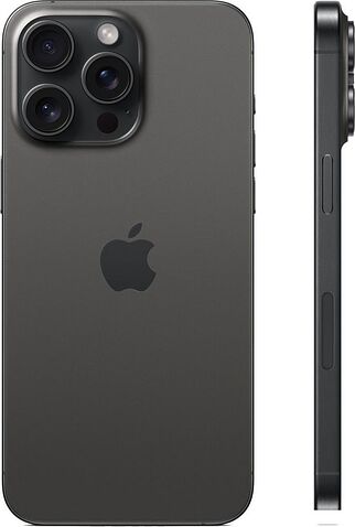 Смартфон Apple iPhone 15 Pro Max Dual SIM 1TB (черный титан)
