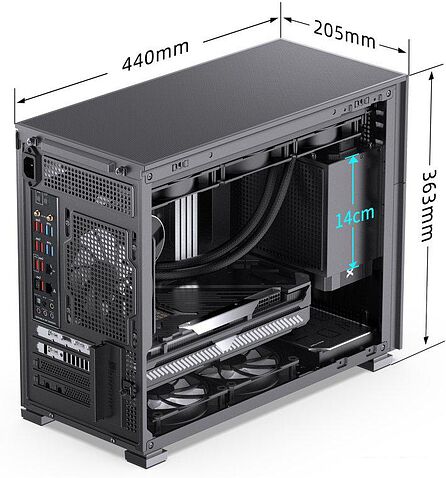 Корпус Jonsbo D31 STD (черный)