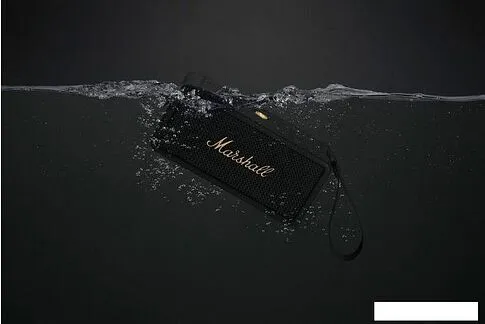 Беспроводная колонка Marshall Middleton (черный/латунь)