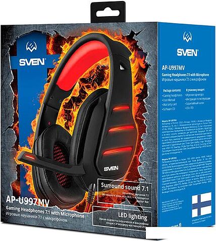Наушники с микрофоном SVEN AP-U997MV