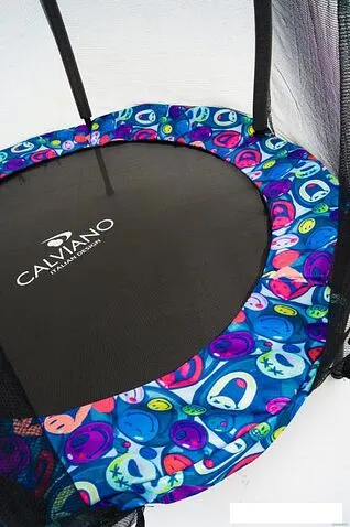 Батут Calviano Master Smile Elastic Band 140 см - 4.5ft (на резинках)