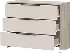 Комод Mio Tesoro Камелия 1 3 ящика (дуб эндгрейн/меланж)