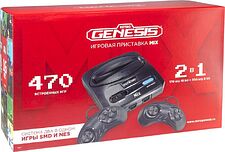 Игровая приставка Retro Genesis Mix 8+16 Bit (2 геймпада, 470 игр) Игровая приставка Retro Genesis Mix 8+16 Bit (2 геймпада, 470 игр)