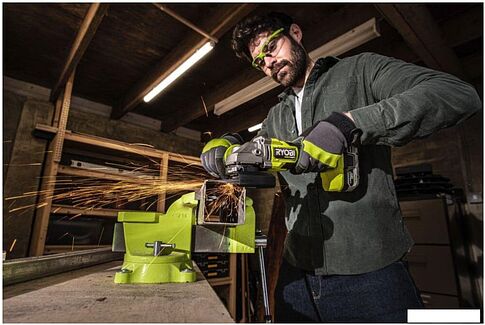 Угловая шлифмашина Ryobi RAG18X-1x40SJ 5133005707 (с 1-им АКБ)